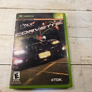 Corvette Original Xbox Video Game 50th Anniversary Racing TDK CIB Live Enabled